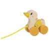 Goki - Jouet en bois - Canard à tirer
