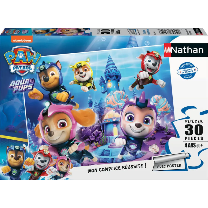 Ravensburger - Puzzle 30 pièces - Pat Patrouille mission sous marine