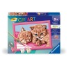 Ravensburger - Creart - Peinture au numéro - Deux chatons roux - 13x18cm