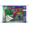 Ravensburger - Creart - Peinture au numéro - Perroquets colorés - 31x21cm