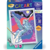 Ravensburger - Creart - Peinture au numéro - Pégase - 18x24cm