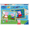 Ravensburger - Creart - Peinture au numéro - Peppa Pig - 22x32cm