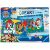 Ravensburger - Creart - Peinture au numéro - Pat Patrouille - 22x32cm