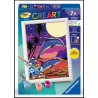 Ravensburger - Creart - Peinture au numéro - Dauphins joueurs - 13x18cm