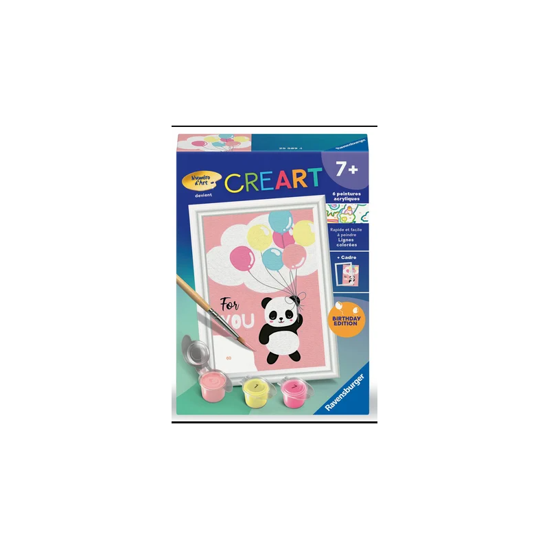 Ravensburger - Creart - Peinture au numéro - For you - 8x12cm