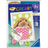Ravensburger - Creart - Peinture au numéro - Petit lapin - 8x12cm