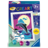 Ravensburger - Creart - Peinture au numéro - Clair de lune - 8x12cm