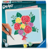 Ravensburger - Creart - Peinture au numéro - Bouquet de roses - 20x20cm