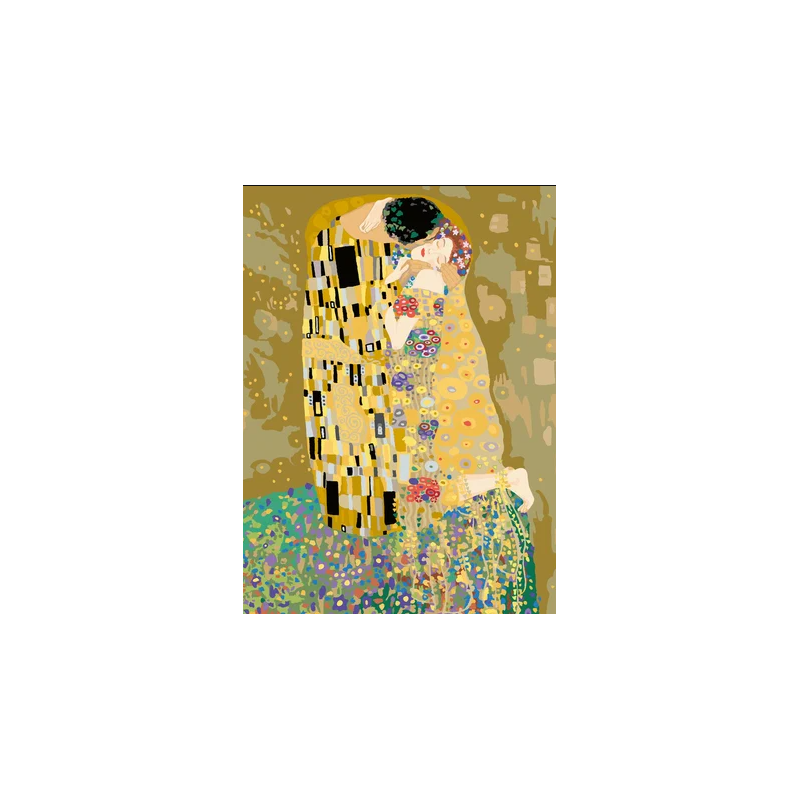 Ravensburger - Peinture par numéro sur toile - Le baiser Klimt - 30x40cm