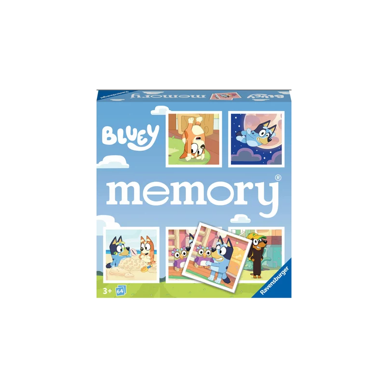 Ravensburger - Grand mémory - Bluey