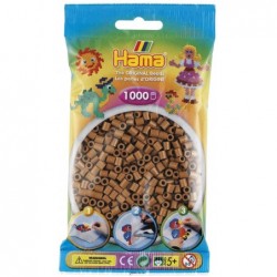 Hama - Perles - 207-76 - Taille Midi - Sachet 1000 perles marron glacé