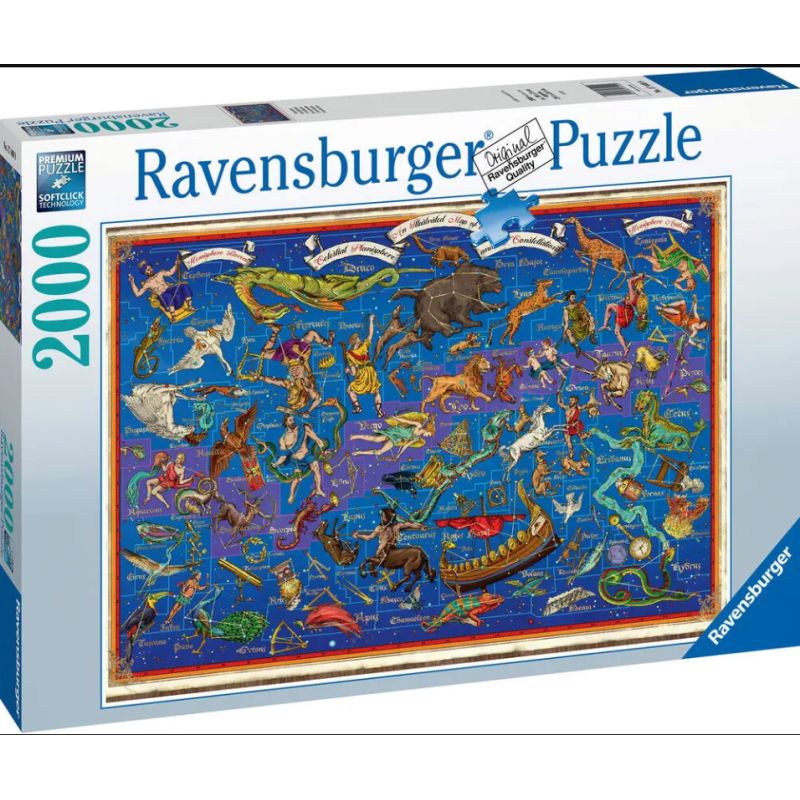 Ravensburger - Puzzle 2000 pièces - Constellations