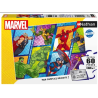 Ravensburger - Puzzle 60 pièces - Marvel - Les avengers contre les méchants