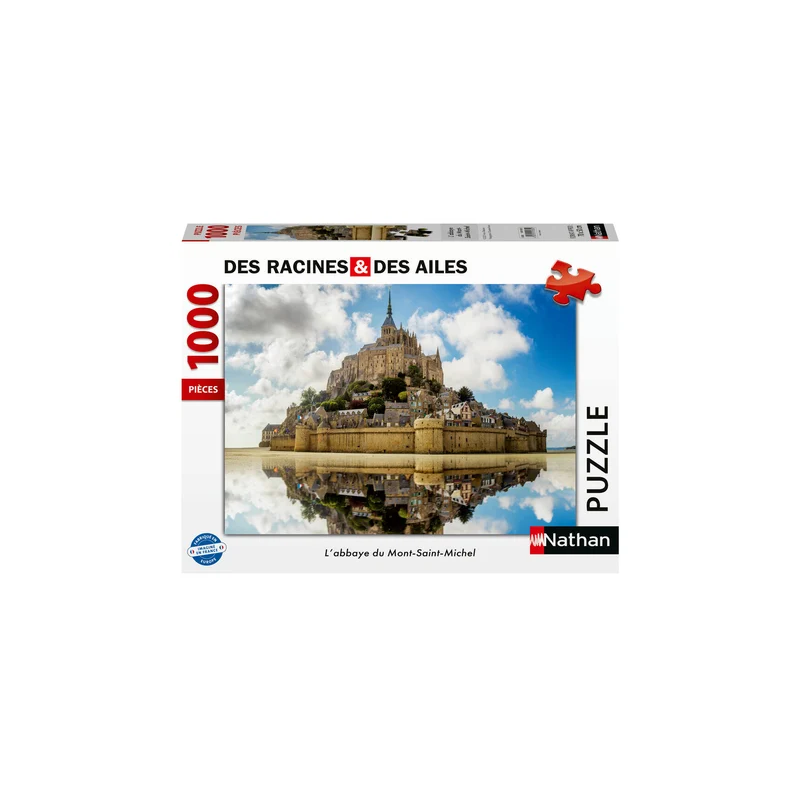 Ravensburger - Puzzle 1000 pièces - L'abbaye du Mont Saint Michel