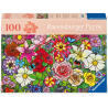 Ravensburger - Puzzle 100 pièces XL - Fenetre fleurie