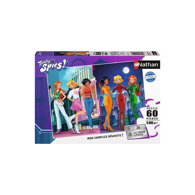 Ravensburger - Puzzle 60 pièces - Totally Spies - Amies pour la vie
