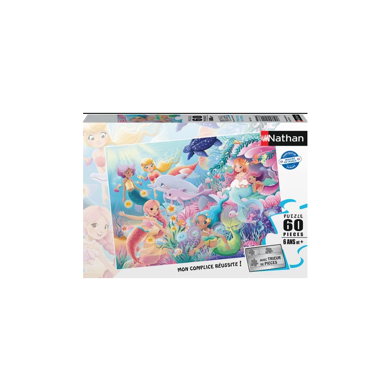 Ravensburger - Puzzle 60 pièces - Les sirènes