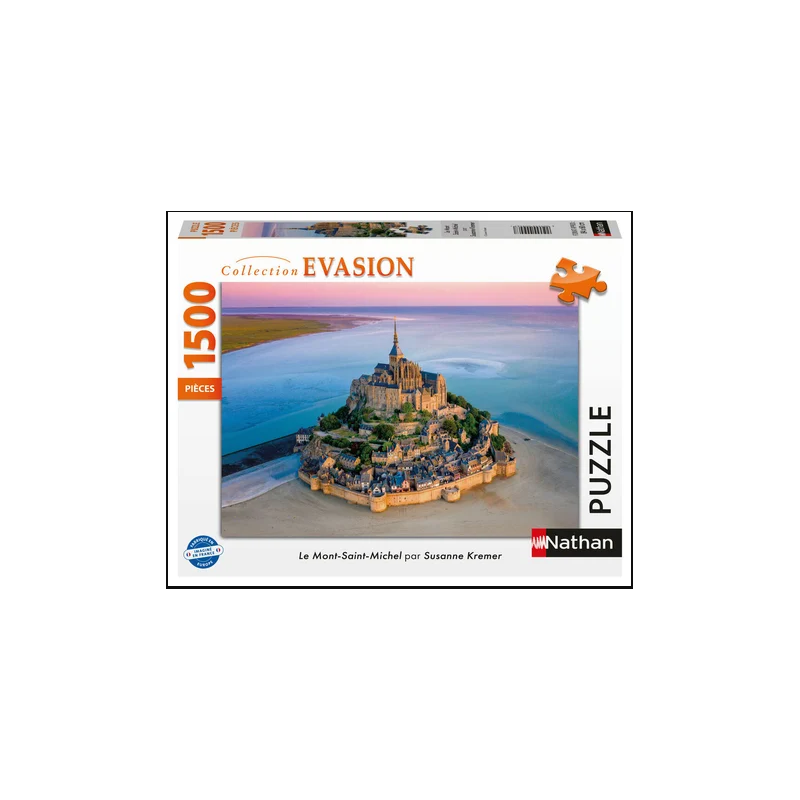 Ravensburger - Puzzle 1500 pièces - Le Mont Saint Michel