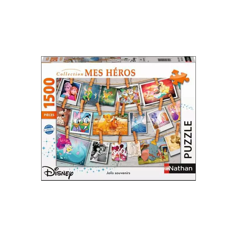 Ravensburger - Puzzle 1500 pièces - Disney - Jolis souvenirs
