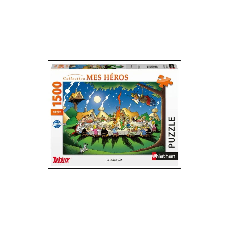 Ravensburger - Puzzle 1500 pièces - Le banquet d'astérix