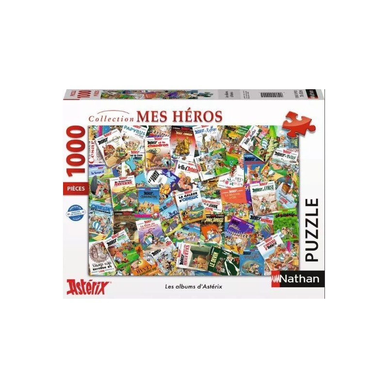 Ravensburger - Puzzle 1000 pièces - Les albums d'Astérix