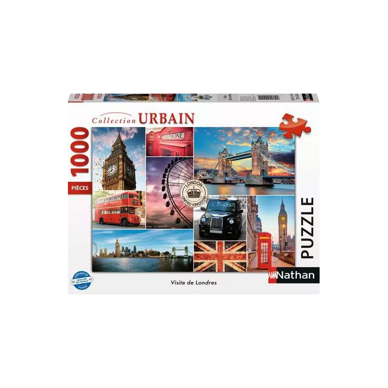 Ravensburger - Puzzle 1000 pièces - Visite de Londres