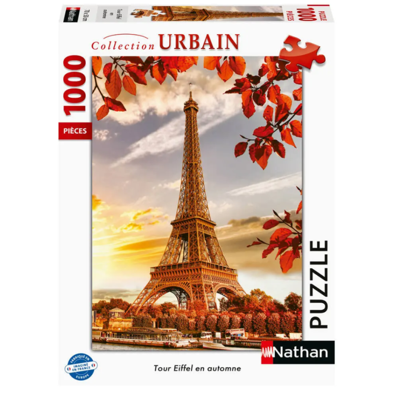 Ravensburger - Puzzle 1000 pièces - Tour Eiffel en automne