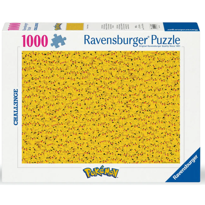 Ravensburger - Puzzle 1000 pièces - Pokemon challenge