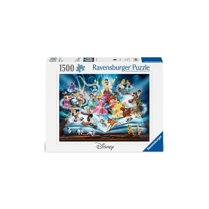 Ravensburger - Puzzle 1500 pièces - Le livre magique des contes disney