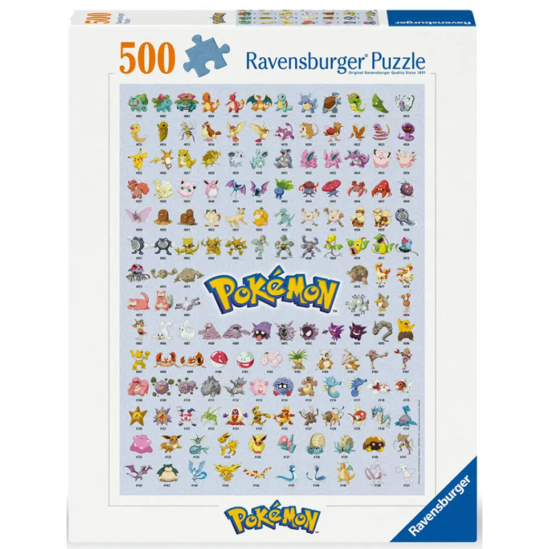 Ravensburger - Puzzle 500 pièces - Pokemon