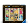 Ravensburger - Puzzle 1000 pièces - Disney - Princesses art nouveau