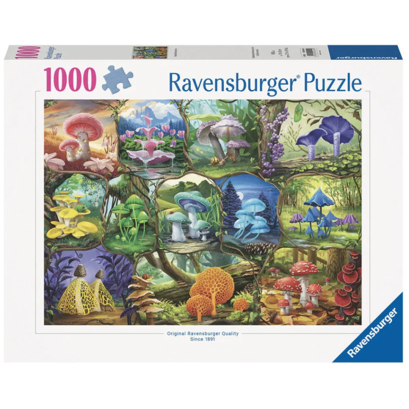 Ravensburger - Puzzle 1000 pièces - Magnifiques champignons