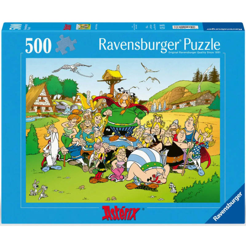 Ravensburger - Puzzle 500 pièces - Astérix au village