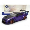 Solido - Miniature - Nissan GT-R mauve - 1:18