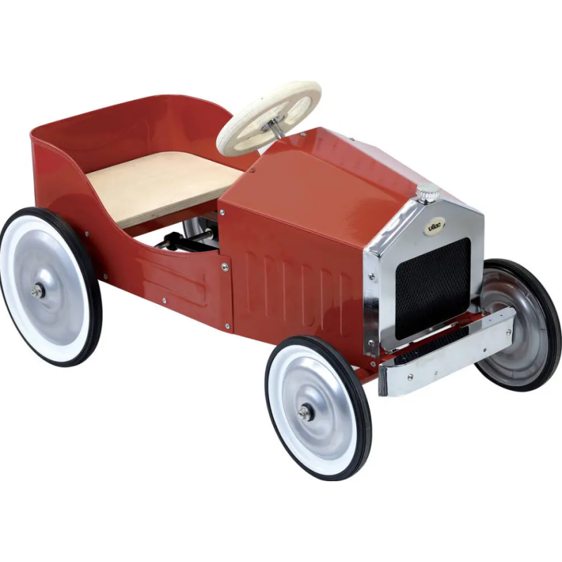 Vilac - Rétro - Grande voiture à pédales - Rouge