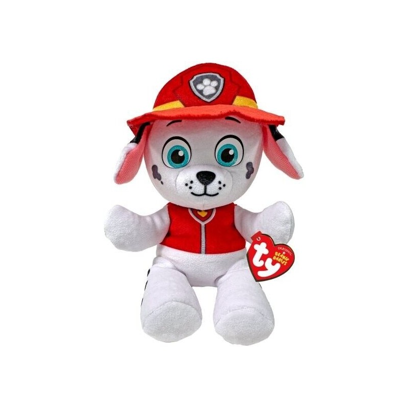 Peluche TY - Peluche 15 cm - Pat Patrouille Marcus