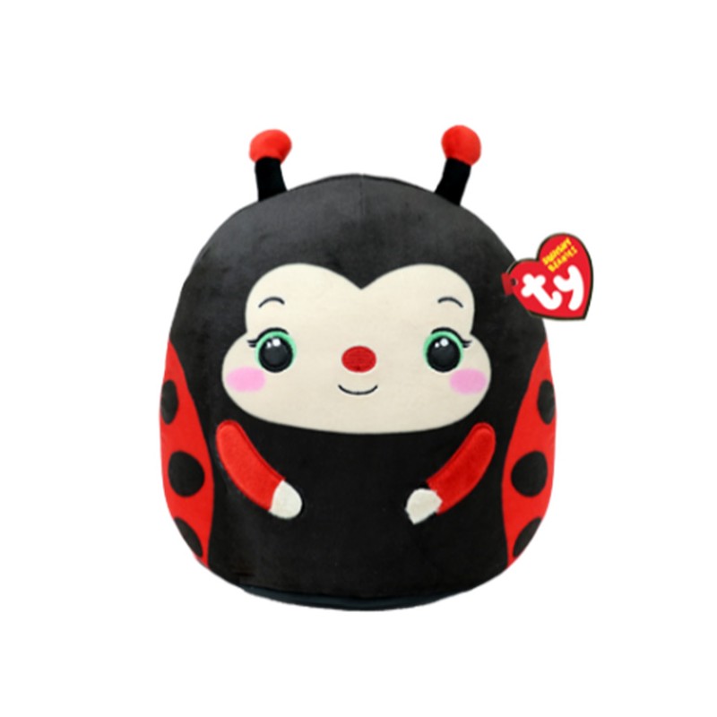 Peluche TY - Coussin 20 cm - Lucy la coccinelle