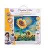 Crystal Art - Tableau à diamanter - Tournesols dorés