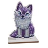 Crystal Art - Tableau à diamanter avec socle - Luna