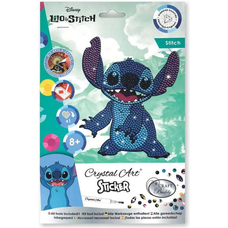 Crystal Art - Sticker à diamanter - Stitch