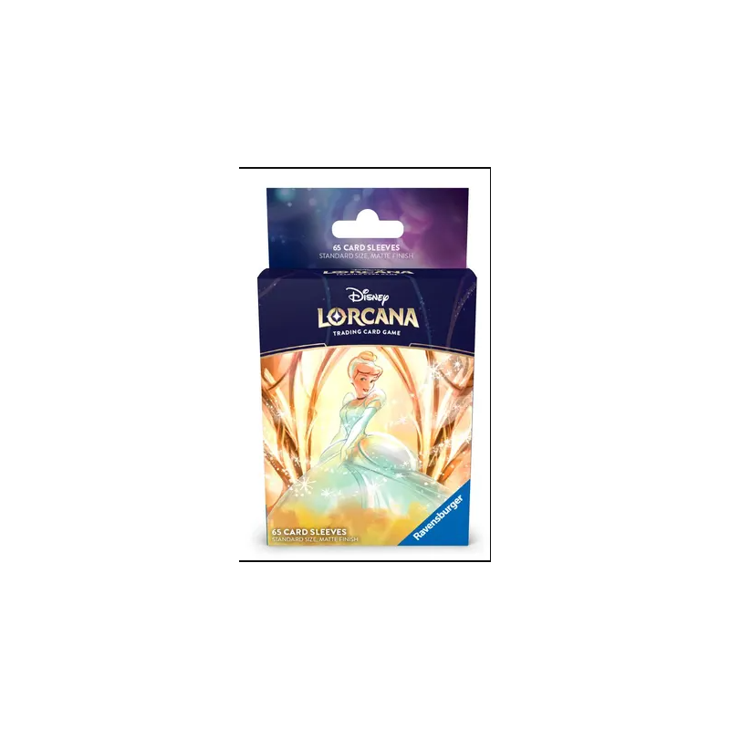 Lorcana - Accessoire - Blister de 65 protèges cartes - Cendrillon