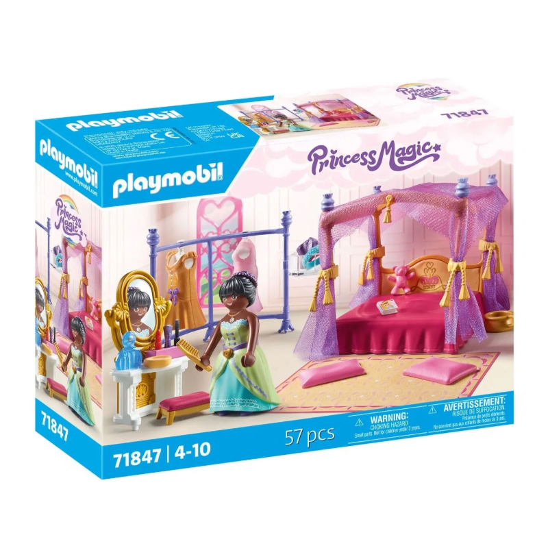 Playmobil - 71847 - Princesse Magic - Chambre de princesse avec lit baldaquin