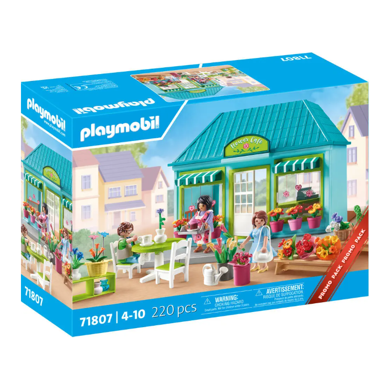 Playmobil - 71807 - City Life - Boutique de fleuriste et salon de thé