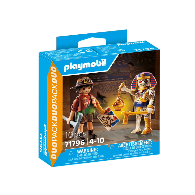 Playmobil - 71796 - Duo Pach - Chasseur de trésors avec momie