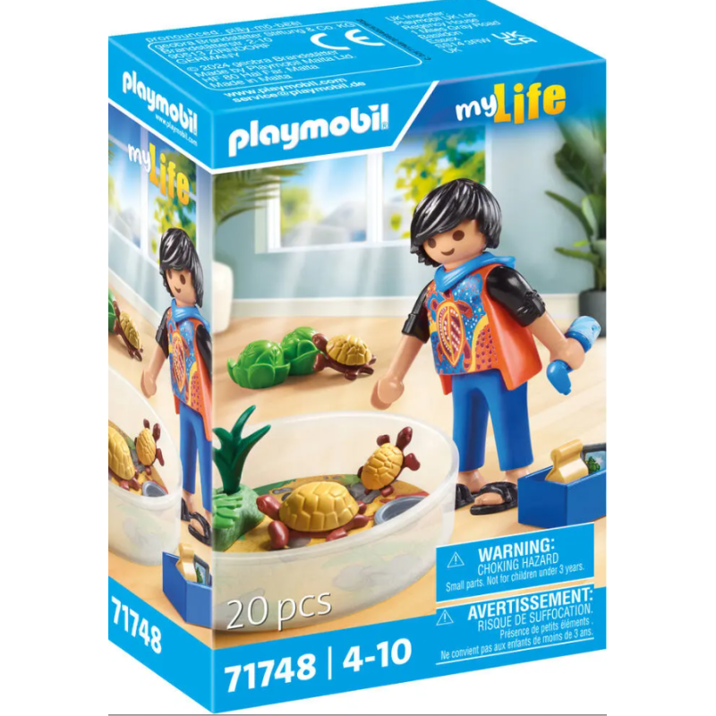 Playmobil - 71748 - MyLife - Famille de tortues dans un terrarium
