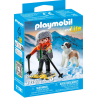 Playmobil - 71741 - MyLife - Garcon en raquette avec Saint Bernard