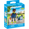 Playmobil - 71740 - MyLife - Homme sportif avec border collie
