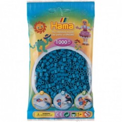 Hama - Perles - 207-83 - Taille Midi - Sachet 1000 perles bleu pétrole