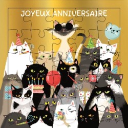 Puzzle carte postale