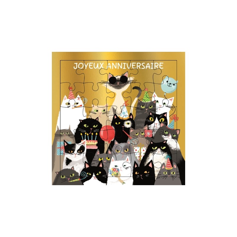 Puzzle carte postale